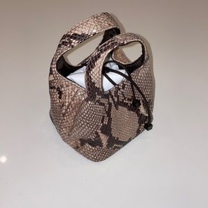 Anne Klein Snakeskin print Mini Bag